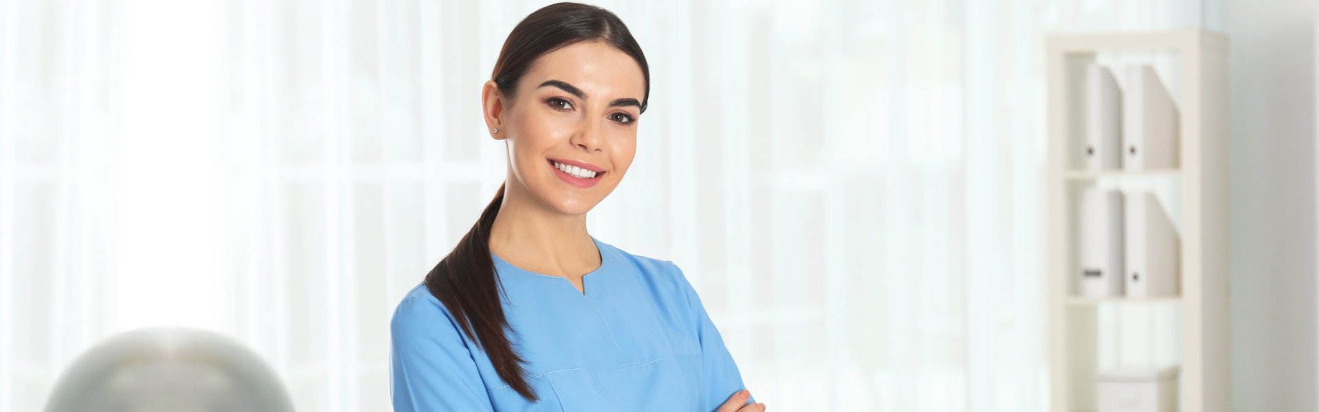 woman smiling